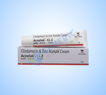 Acnelak-CLZ Cream (Clindamycin/Zinc acetate)