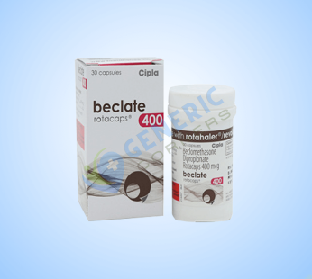 Beclate Rotacaps 400 mcg (Beclomethasone Dipropionate)