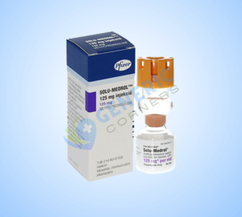 Solu Medrol Injection 125 mg 2 ML (Methylprednisolone)