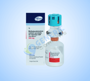 Solu-Medrol Injection 500 mg (Methylprednisolone)